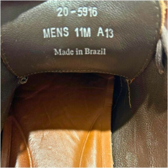 Johnston & Murphy Oxford Sheepskin Brown Leather Loafers Dress Shoes Mens 11 - Picture 10 of 10